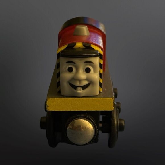 Thomas The Train Wooden Railway SALTY Train Red Engine Car B4 - Picture 2 of 7